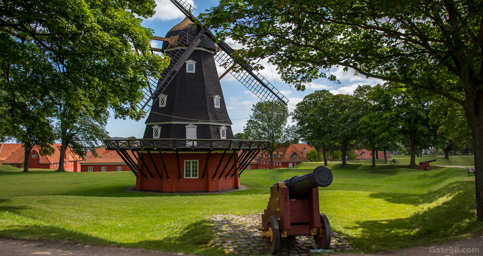 Kastellet Island. Copenhagen