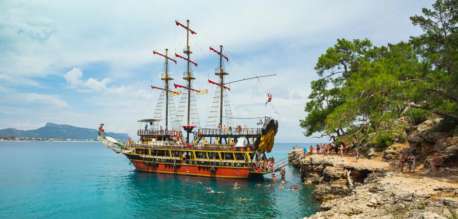 Boat trip in Alanya