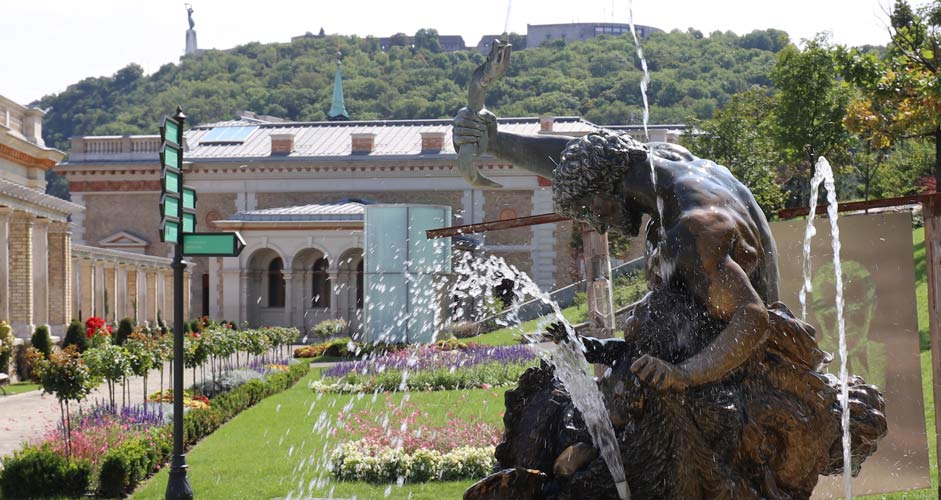 Royal Gardens next to Buda Castle