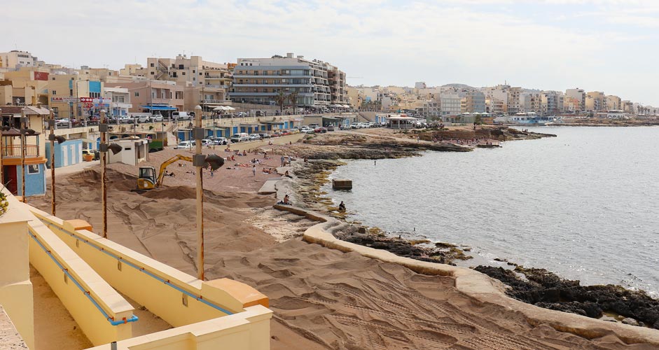 Bugibba beach