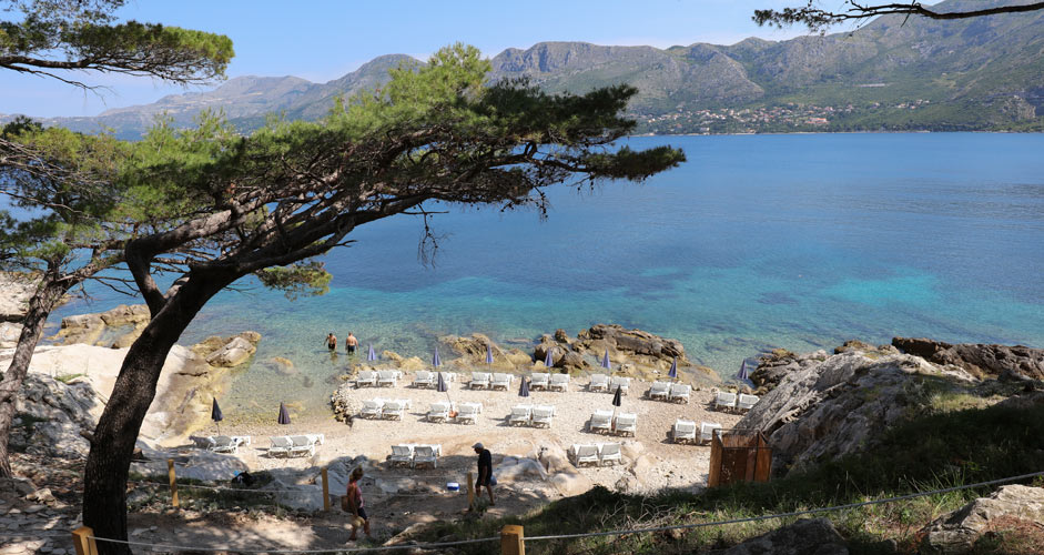 Kljucice beach in Cavtat