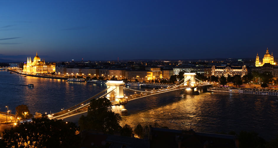 Chain bridge in Budapest