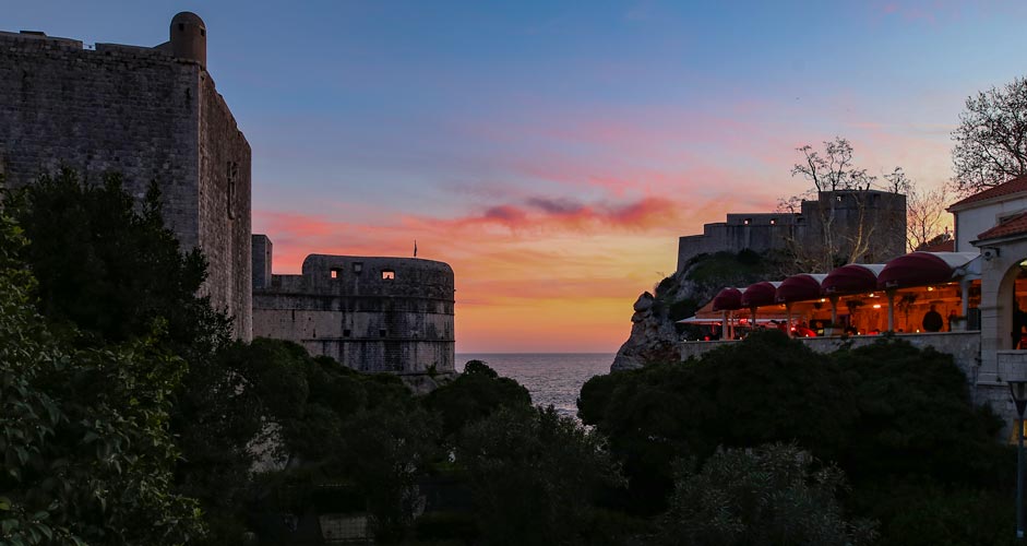 Dubrovnik sunset - Photoshop guide for beginners
