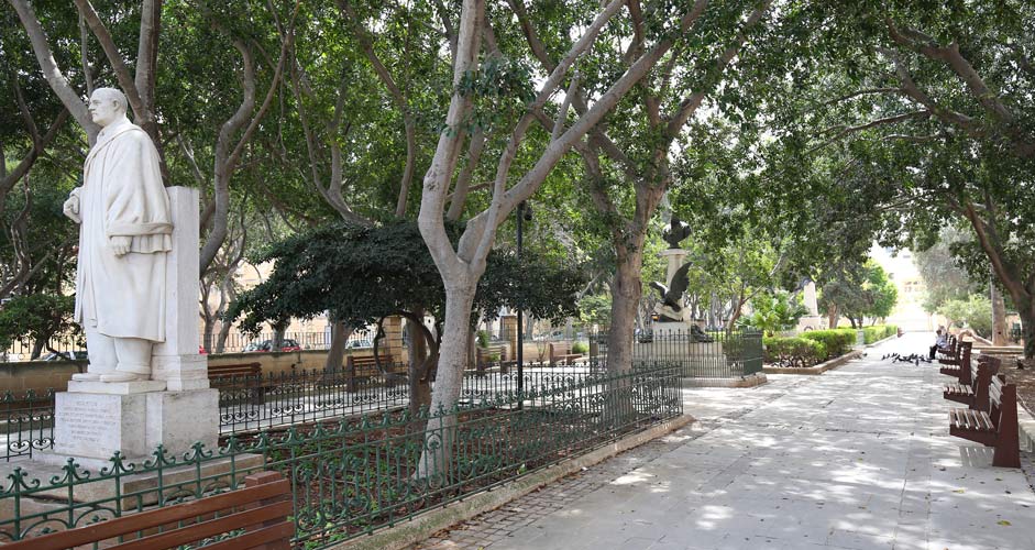 Park in Floriana, Malta