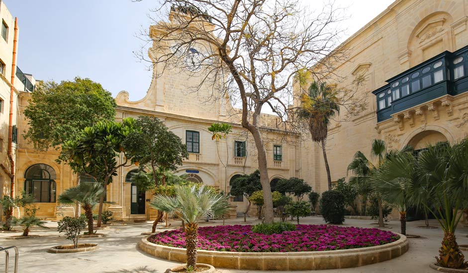Grandmaster Palace Courtyard in Valletta