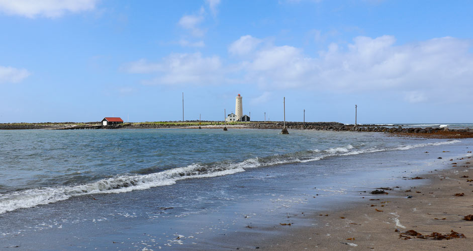 Grotta lighthouse in Reykjavik