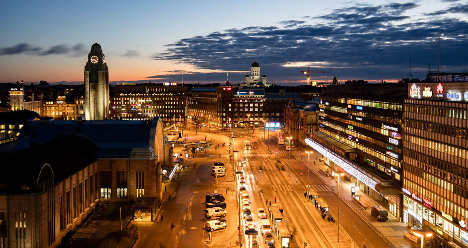 Helsinki at sunrise