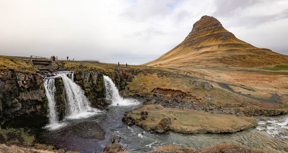 Kirkjufell and Kirkjufellsfoss - Snaefellsnes Peninsula