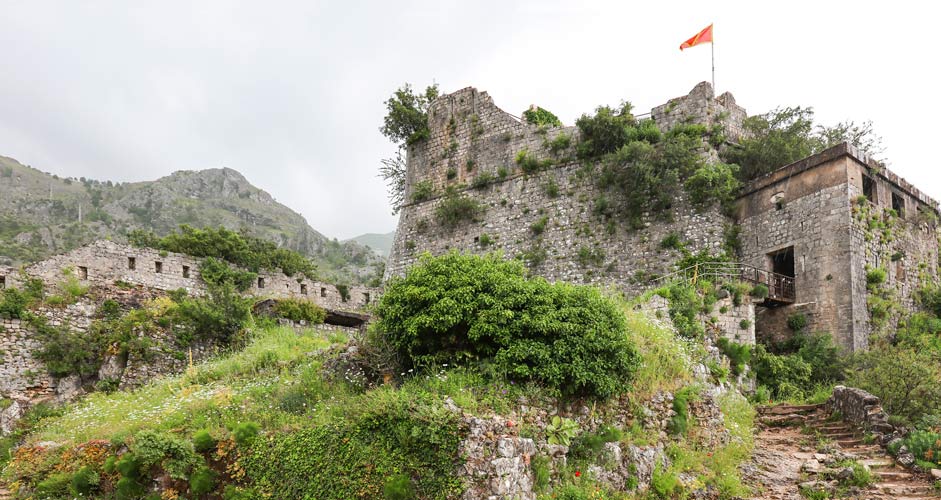 St John's Fortress in Kotor Montenegro