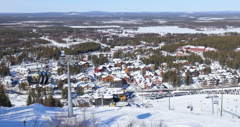 Skære af ujævnheder grit Levi, Finland - Leading Ski Resort of Finnish Lapland