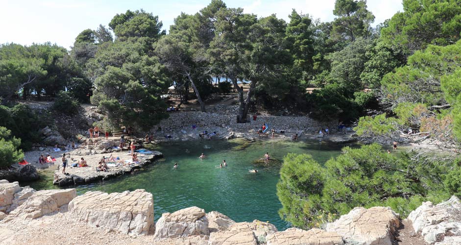 Dead Sea at Lokrum Island in Dubrovnik