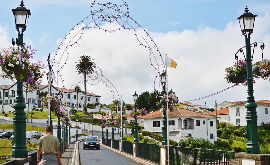 The village of Nordeste on São Miguel island