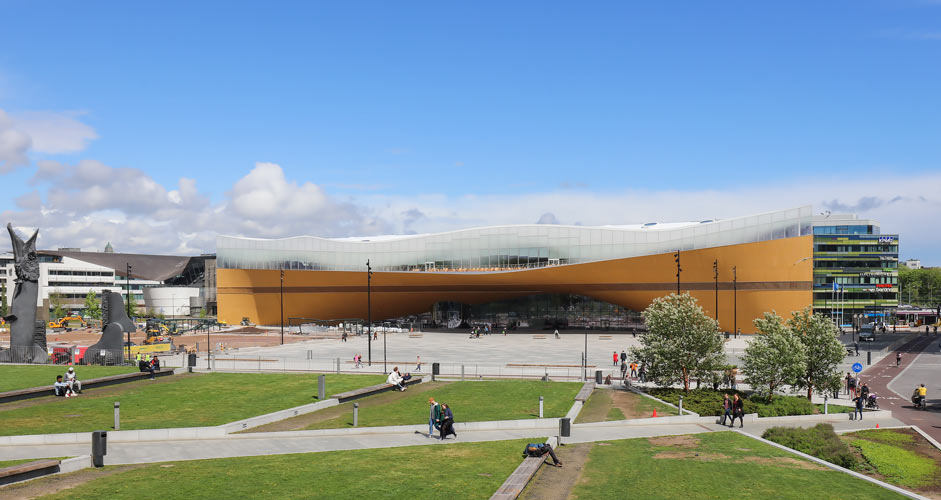 Oodi library in Helsinki, Finland