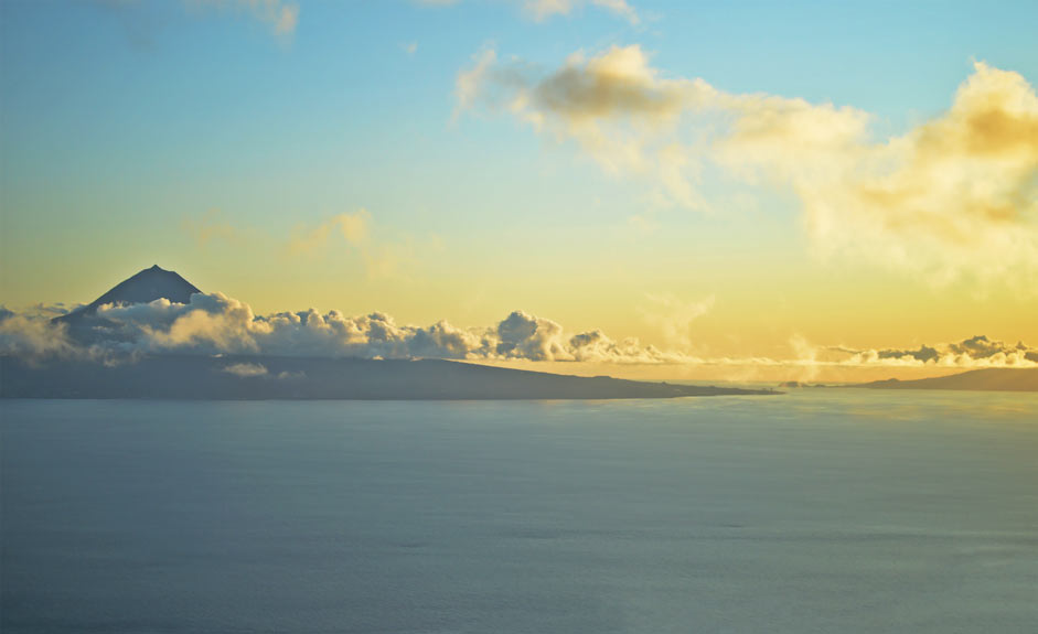 Sunset in the Azores