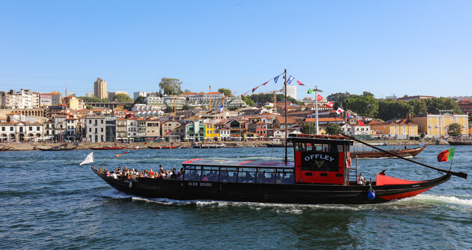 River cruise boat on Douro River