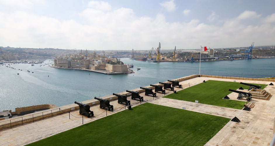 The Saluting Battery in Valletta