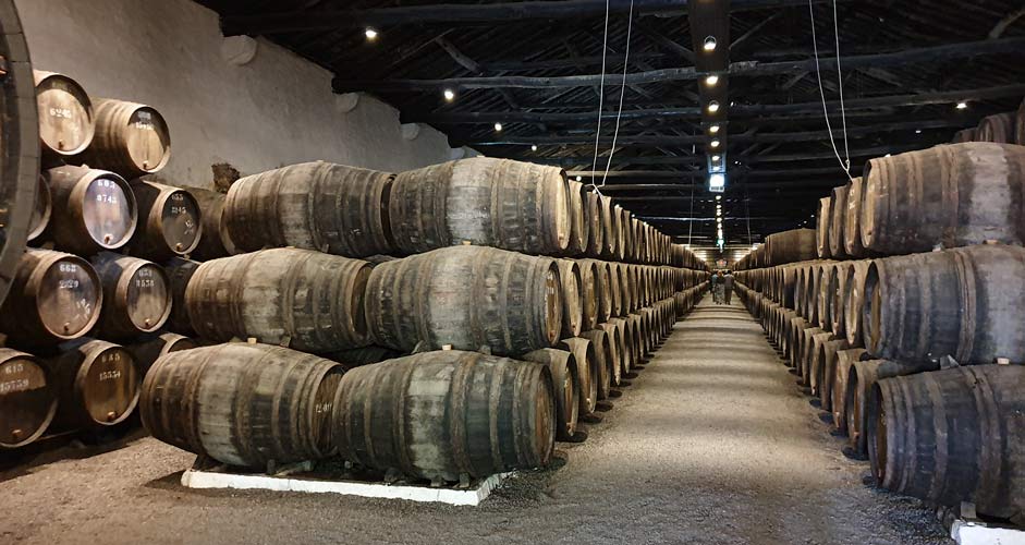 Taylor's Port wine cellar