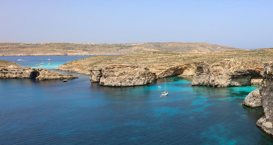 Comino Island in Malta