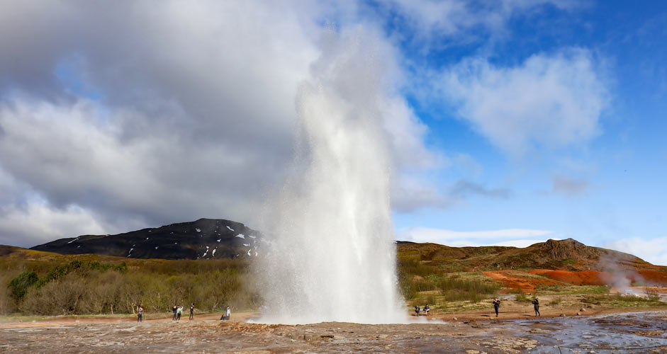 Strokkur in Golden Circle Iceland