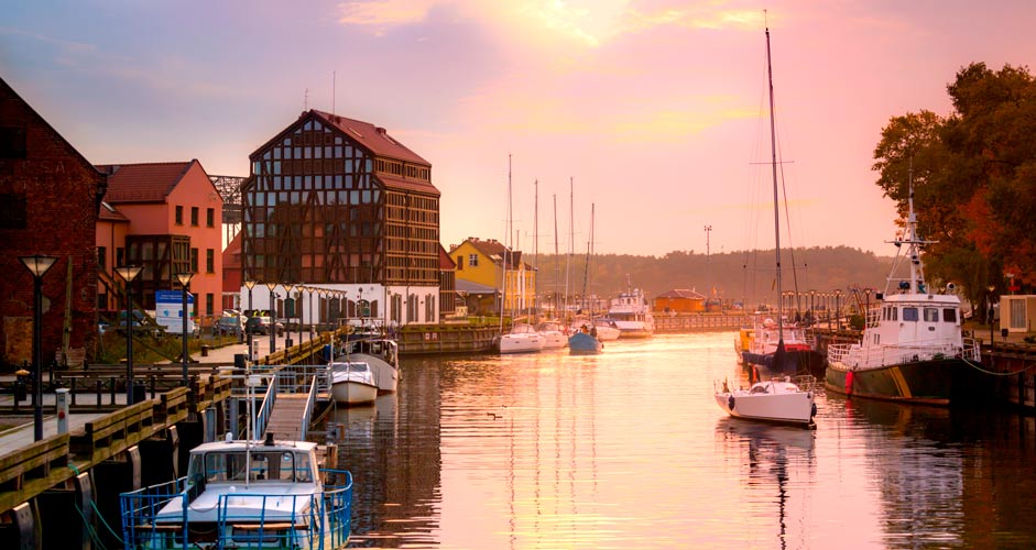Harbor in Klaipeda, Lithuania