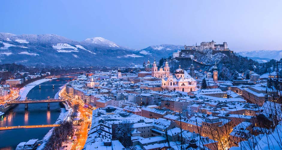 Salzburg in winter