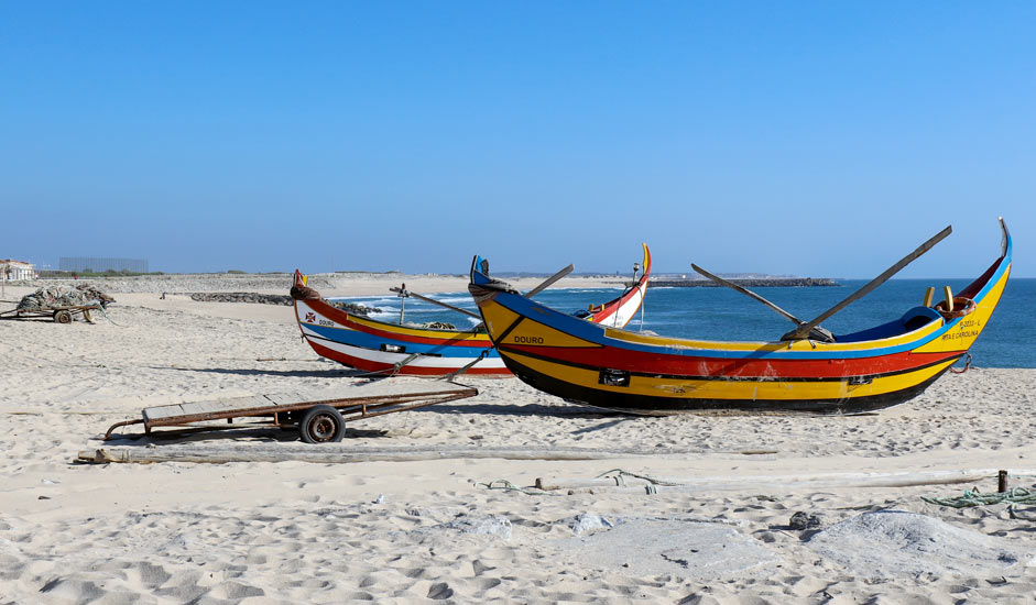 Fishing boats in Portugal