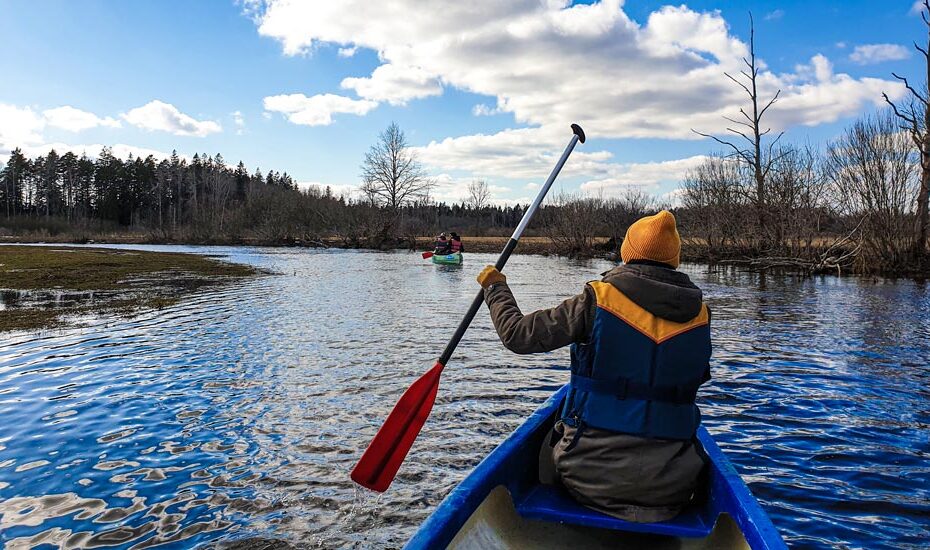 Paddling in Soomaa, Estonia