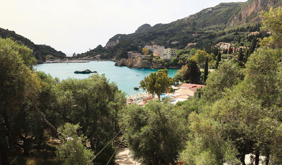 Agia Triada beach, Paleokastritsa