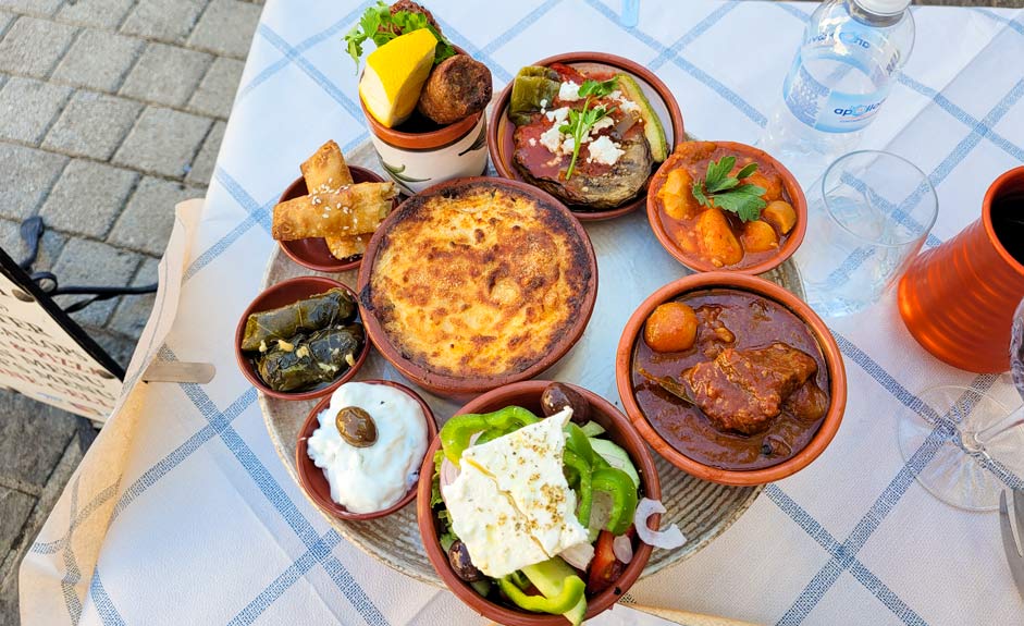 Greek platter