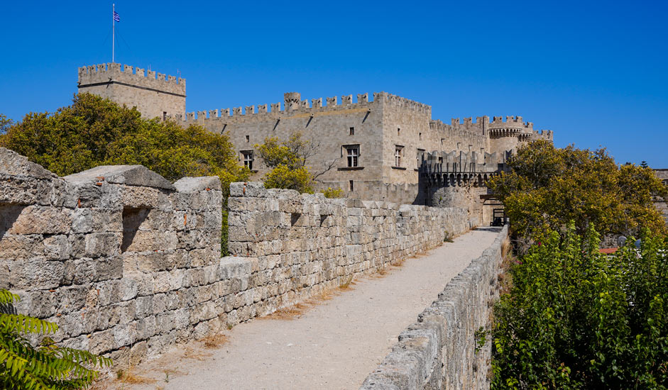 Rhodes old town walls